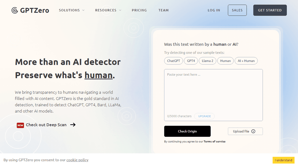 Top AI content detector tools