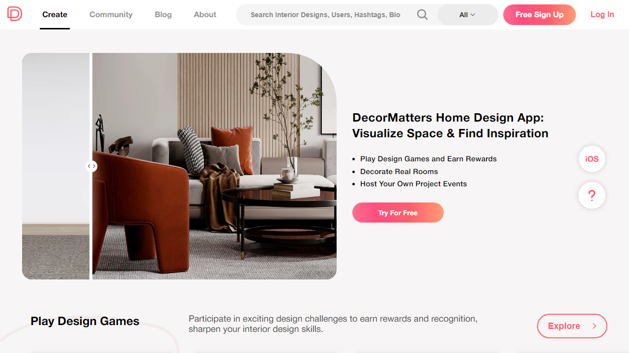 decormatters.com an example of the Best AI Interior Design Tools