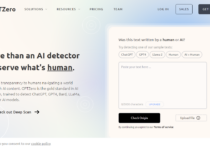 GPTZero a top of AI Content Detector Tools