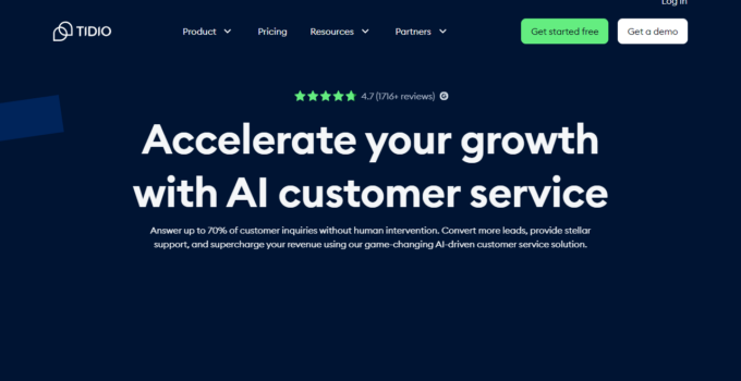 Tidio - A Powerful AI Chatbot for Ecommerce