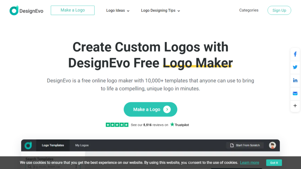 Create custom logo with AI