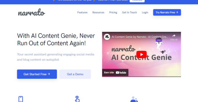 narrato_io one of the Best AI Social Media content creation tools